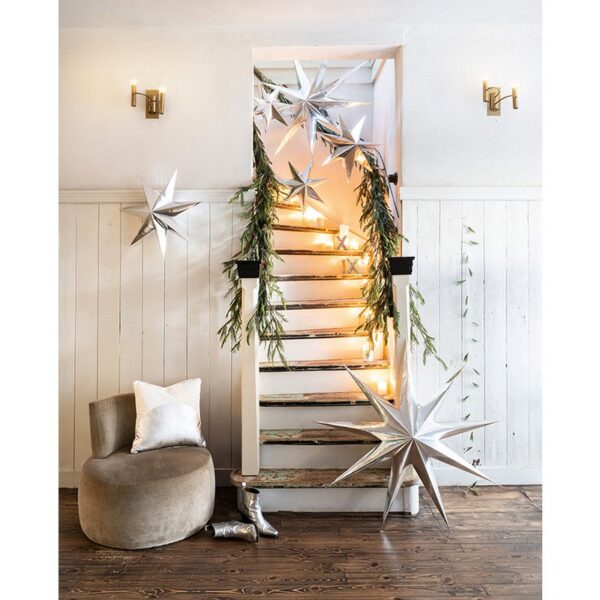 Vtwonen kussen 45x45cm halve maan zilver