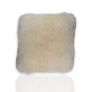 Woool schapenvacht sierkussen classic white