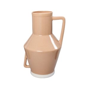 Return to Sender poederroze vaas met handvat