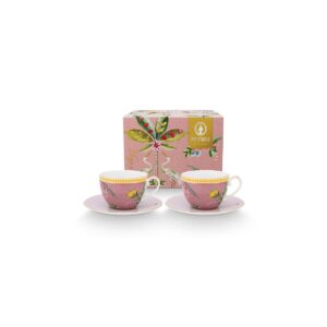 Pip Studio kop en schotel La Majorelle - (set van 2) roze