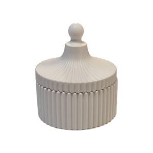 MadebyLL ribbelpotje met deksel Hanneke