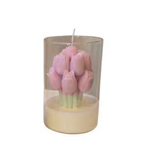 MadebyLL kaars tulpenbosje
