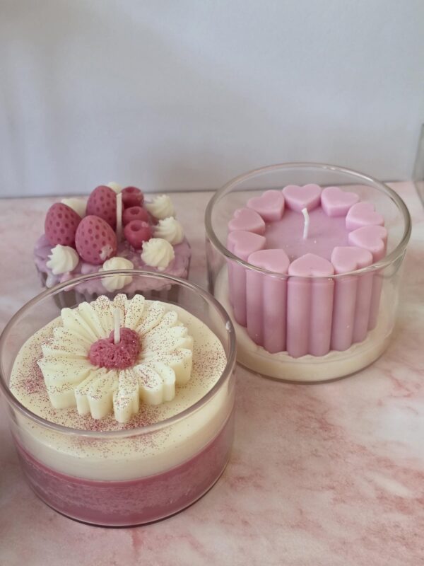 MadebyLL kaars sojawas With Love valentijnsdag