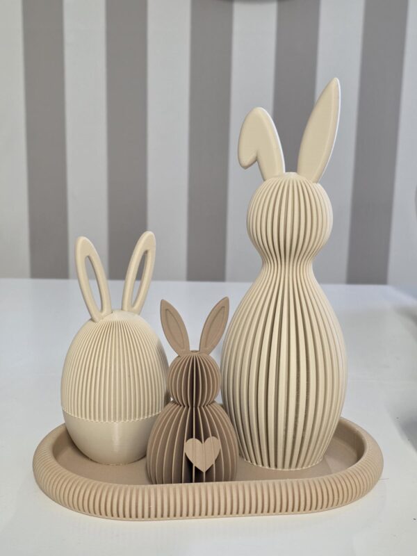 MadebyLL paashaas hangoor decoratie 3D print beige