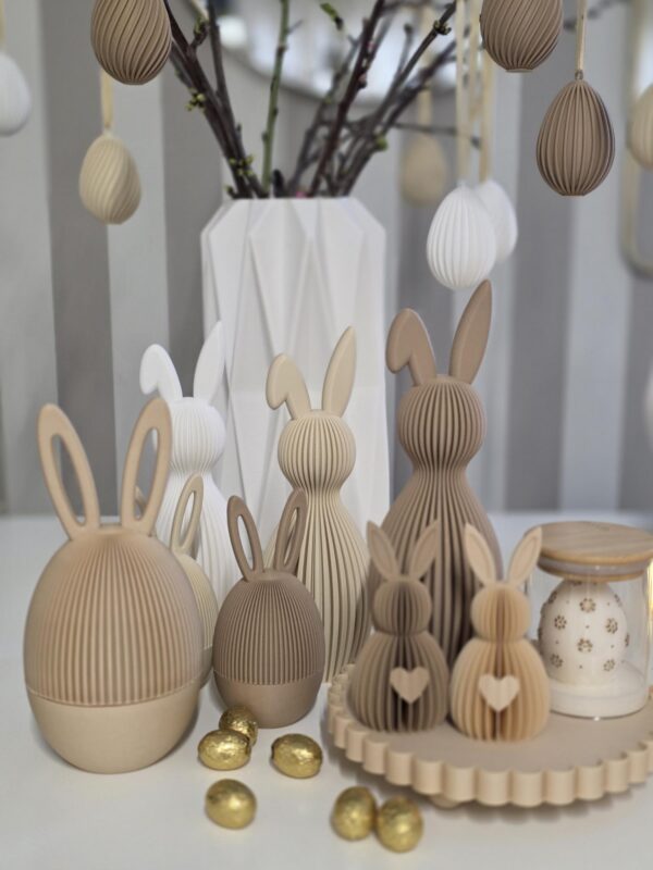 MadebyLL paasei met oren beige 3D print